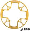 UPANBIKE Mountain Bike Chainring Guard Protector 104BCD Aluminum Alloy Chainring Cover for Chainring Sprocket (Gold, 36T~38T)