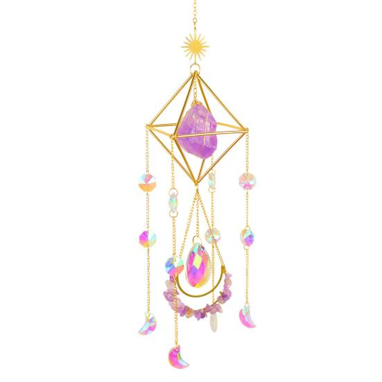 Great Wind Catcher Spiritual Consolation Easy To Install Faux Crystal Romantic Handcrafted Hanging