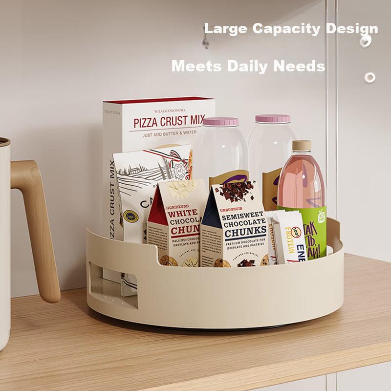 Xitianlong Spice Rack Kitchen Seasoning Organizer Rotating Tray Elevated Large Size