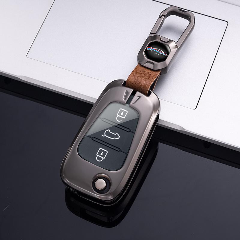 New Metal Zinc Car Key Case For Hyundai I20 I30 Elantra Azera Veracruz Veloster