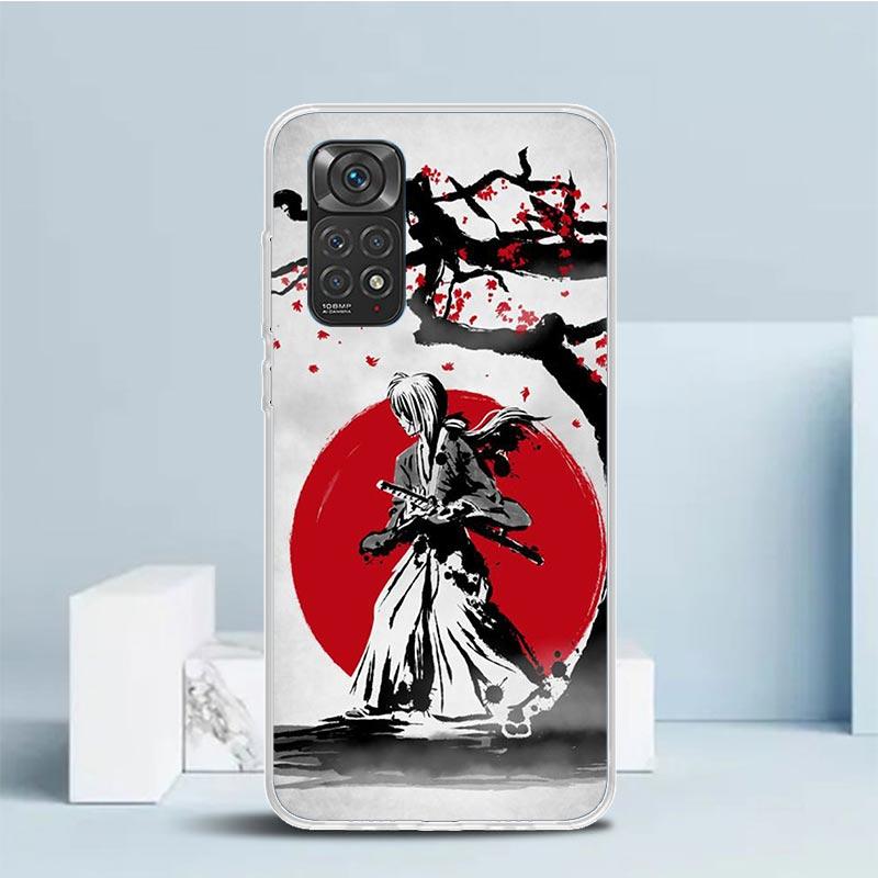 Чехол для телефона с аниме Rurouni Kenshin для Xiaomi Redmi Note 15 14 14S 13 12S 12 Pro Plus 11S 11 11T 11E 10S 10 + Мягкая задняя крышка из ТПУ