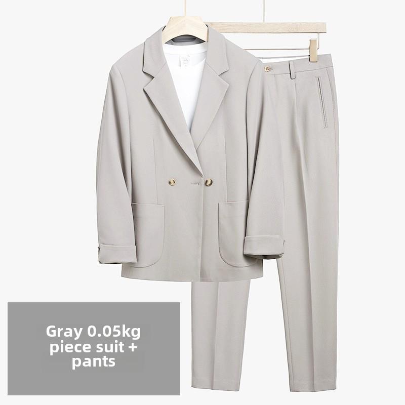 Мужской высококачественный свободный пиджак в корейском стиле — красивый, стильный, зрелый дизайн для весны и лета