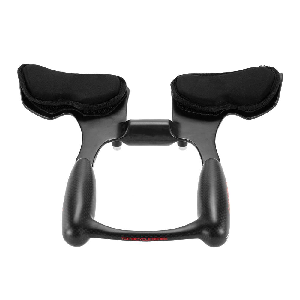 Lixada Аэробар из углеволокна для велосипеда Велосипед Дорожный Триатлон Подлокотники Руль Велосипед Гоночный Аэробар