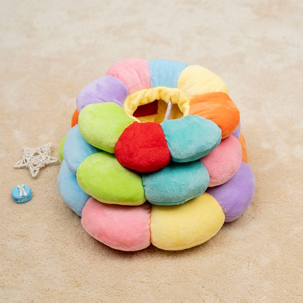 Защитный Е-воротник для питомца, для заживления ран, для кошки, для маленькой собаки, милый конус на шею, регулируемый восстановительный воротник