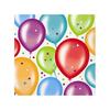 Paper Balloon Birthday Disposable Napkins (Pack of 16)