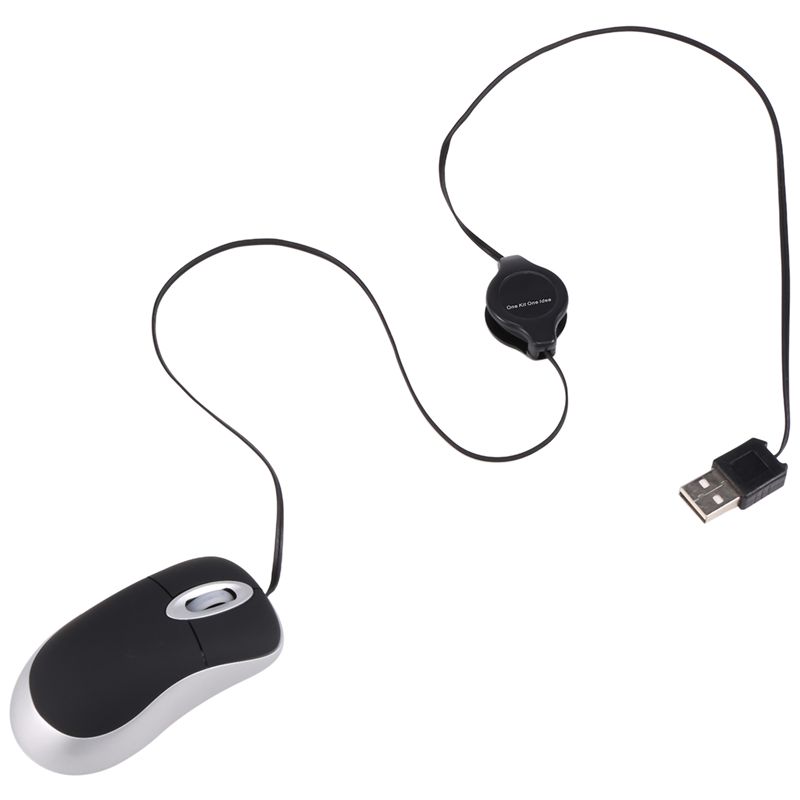 AEE4-Мини USB Проводная Мышь Втягивающийся Кабель Крошечная Маленькая Мышь 1600 DPI Оптическая Компактная Дорожная Мышь Для Windows 98 2000 XP Vista V