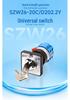 Zhuochao SZW26-20C/D202.2Y Remote/Local Stop Single Hole Universal Changeover Switch