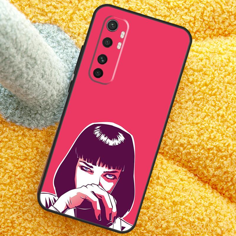 Чехол 'Криминальное чтиво' с танцующими персонажами Для Xiaomi 15 14 Ultra 13T 14T 15T 17 Pro Max Чехол Для POCO X7 F8 Pro X3 X5 X6 F5 F6 F7