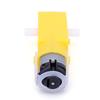 1-20PCS Dual Shaft Geared Motor Gearmotor DC 3-12V Smart Car Motor for Smart Car Robot 1:48 Plastic TT Motor Tire Wheel
