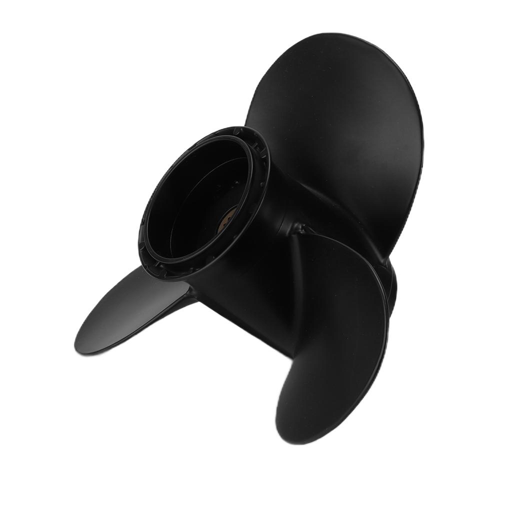 Outboard Propeller 3 Blades 10 1 4in Diameter 14 Tooth Aluminium Alloy Replacement for Johnson 15‑35HP