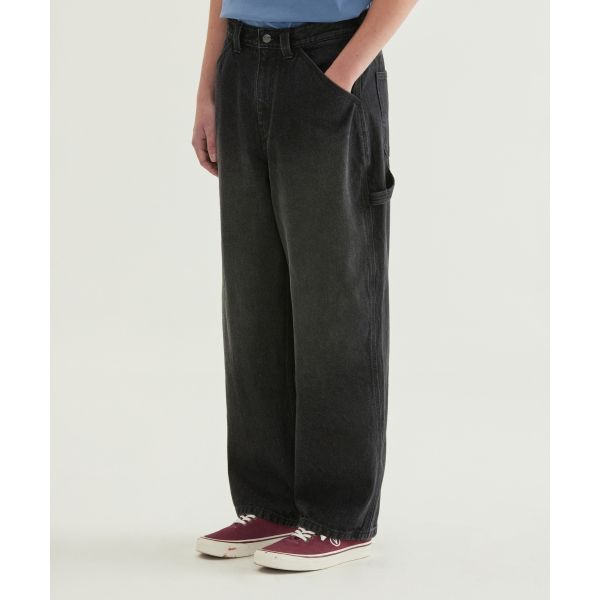 COVERNAT Covenant Ss26 Spliced Design Wide Leg Casual Classic Retro Fashion Denim Pants Men bottoms CO2601PT43BL