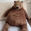100Cm Giant Simulation Brown Bear Plush Toys Stuffed Animals Plushies Lifelike Bear Soft Kids Toys Gifts Anime Home Room Decor