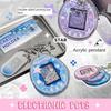Acrylic Retro Photocard Holder Keychain Family Picture Cover Kawaii Card Display Case  Photo