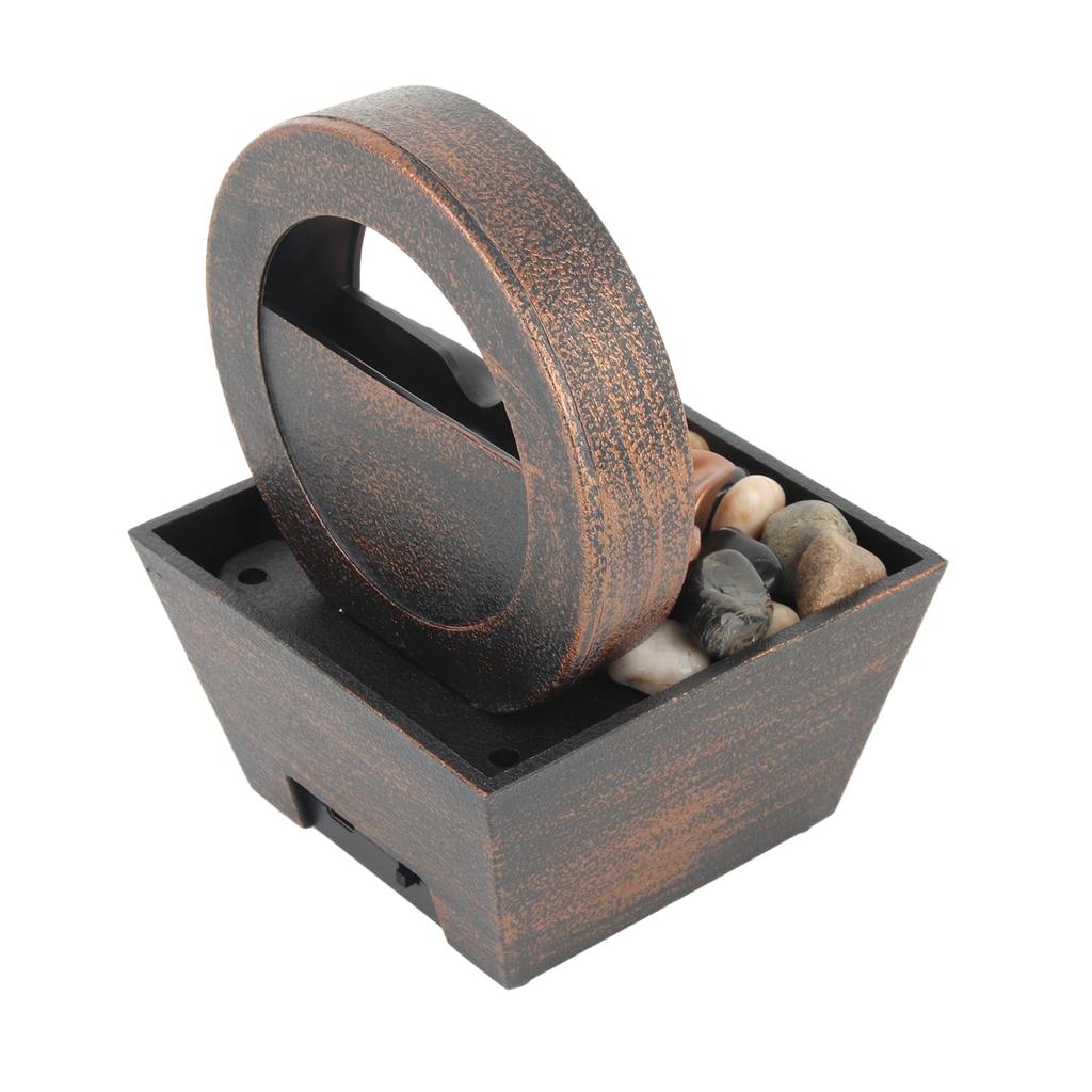 USB настольный фонтан со светодиодной подсветкой декоративный настольный фонтан-водопад для дома