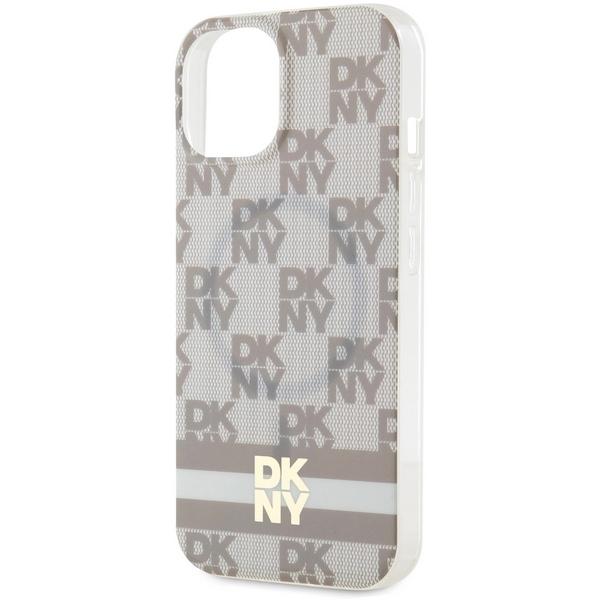 Dkny Dkhmp15Mhcptse Iphone 15 Plus /14 Plus 6.7 Beżowy/Beige Hardcase Iml Checkered Mono Pattern & Printed Stripes Magsafe