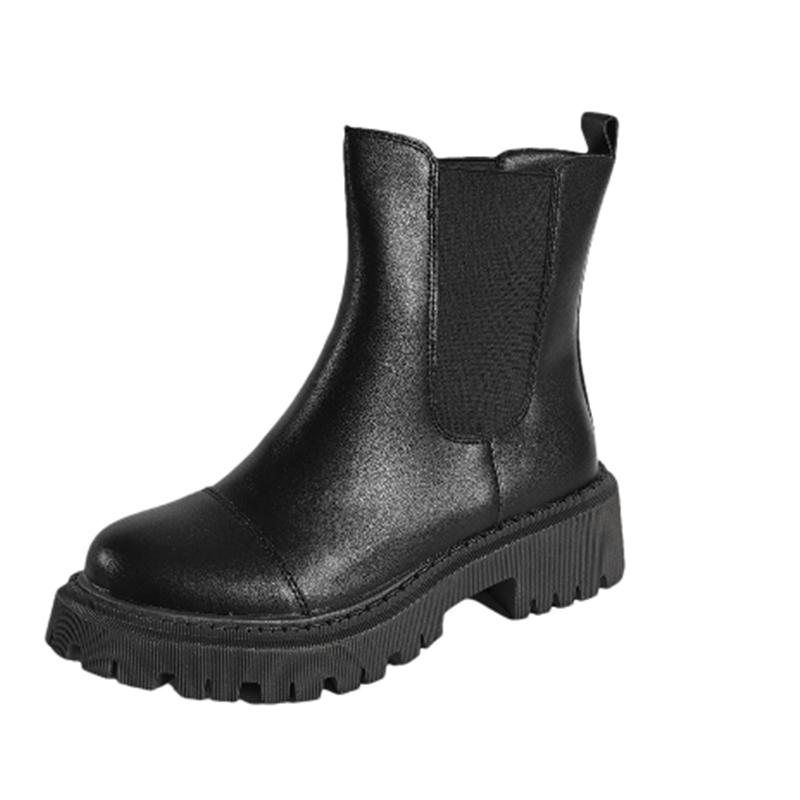 Модные женские ботильоны на плоской подошве из кожи, модные новые туфли для женщин, тренд 2025 года, зимние дизайнерские ботинки «Челси», готические женские мотоциклетные ботинки