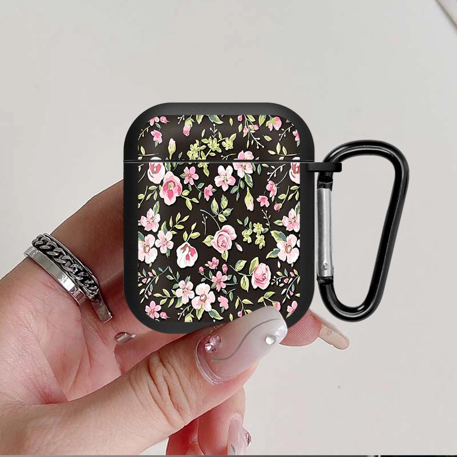 Чехол для Airpods 4 2 1 Pro2 Pro3 3 Pro Чехлы для наушников Чехол Маленькие Цветочные Узоры