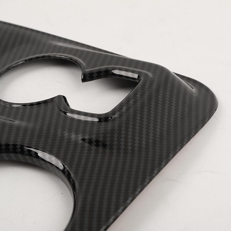 Наклейки на декоративную крышку панели переключения передач автомобиля, подходят для Dodge Durango 2014-2022, аксессуары для интерьера, ABS, углеродное волокно