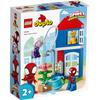 LEGO Duplo House 10995 Игрушечный блок Подарочный домик для младенцев Дом для мальчиков и девочек от 2 лет и старше Человек-паук