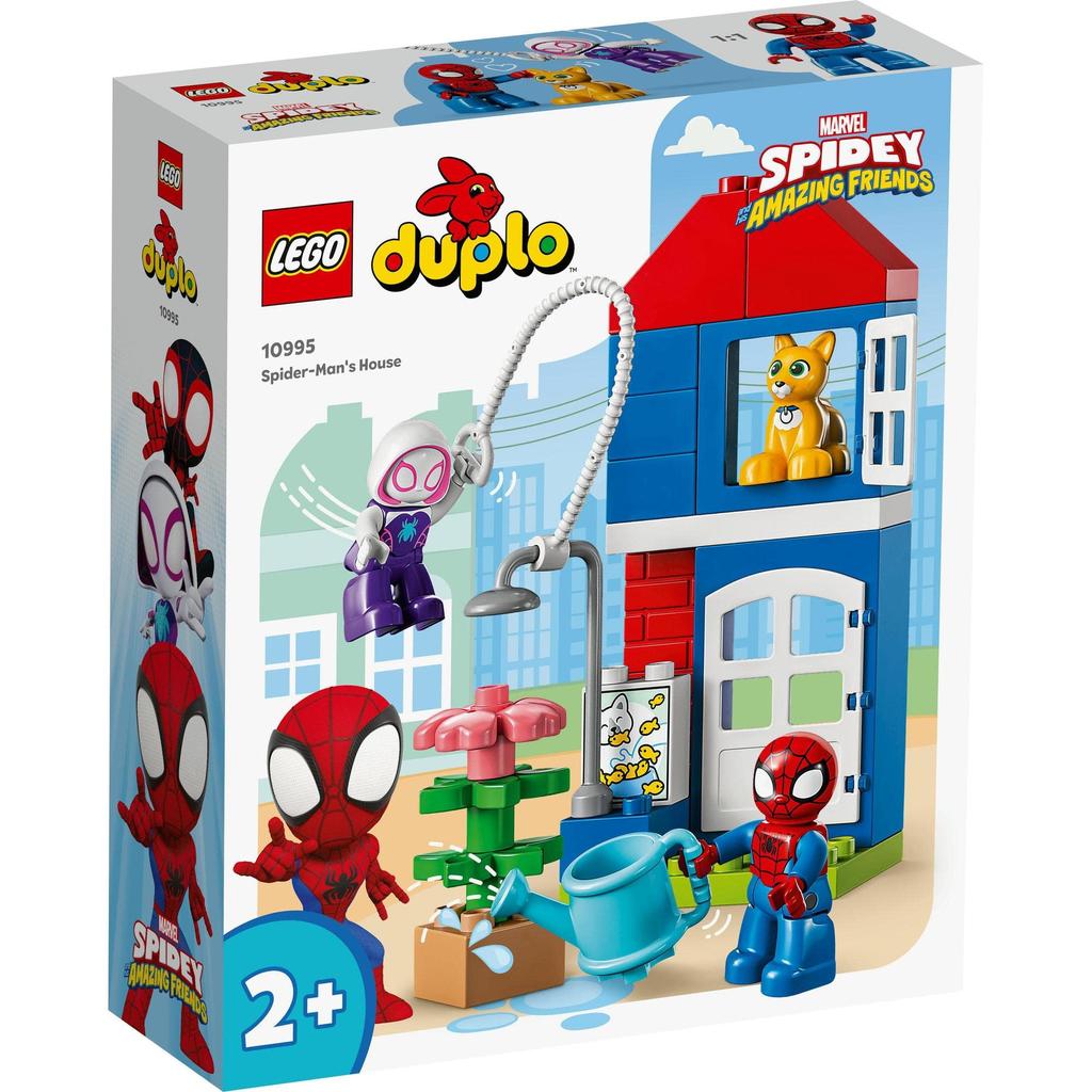 LEGO Duplo House 10995 Игрушечный блок Подарочный домик для младенцев Дом для мальчиков и девочек от 2 лет и старше Человек-паук
