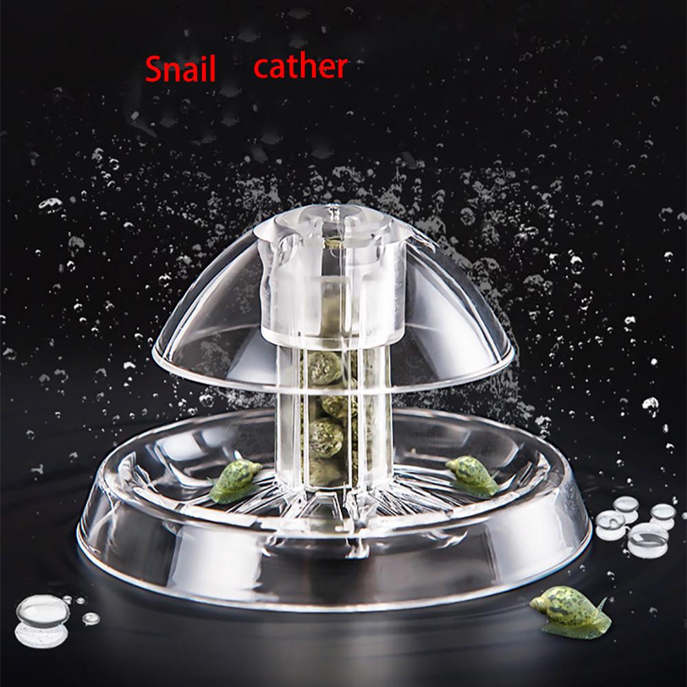 Clear Trap Aquarium Fish Tank Plants Planarian Leech Catch Environment