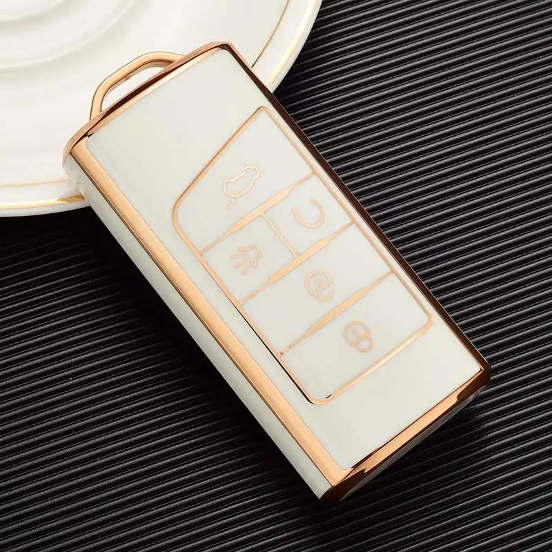 Car Soft New Fashion Remote Key Case Cover Shell Fob For GAC Trumpchi GS4 GM8 GA4 GS5 GS3 Legend GS8 GA3 GA6 SGS7 5 Buttons TPU