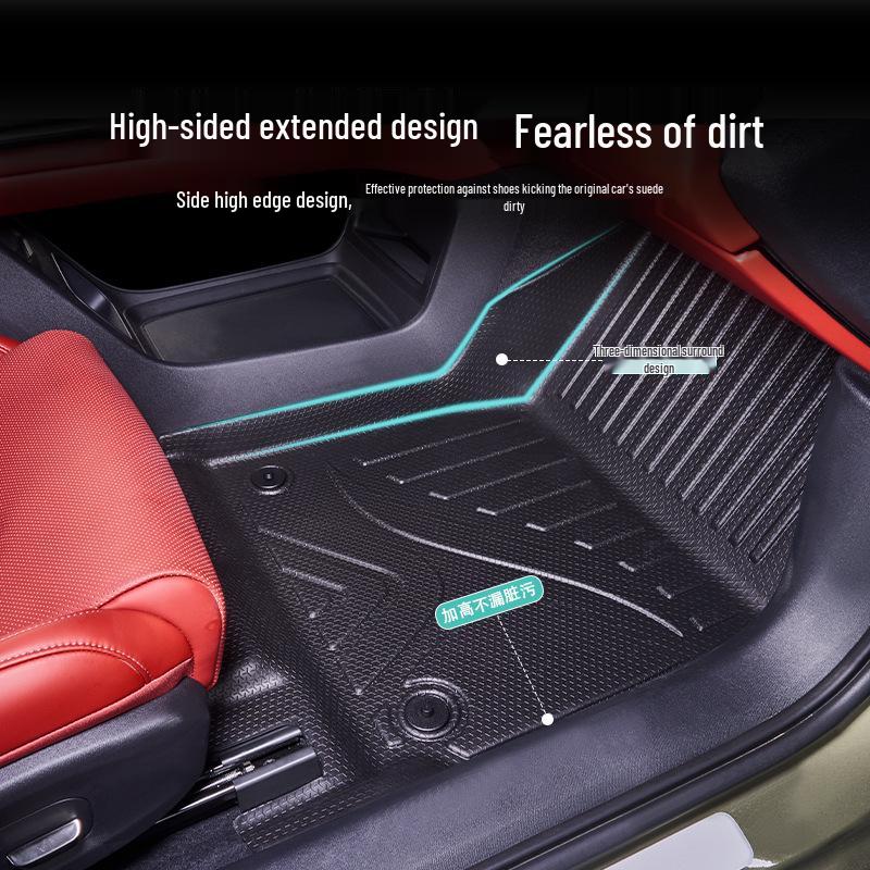 Автомобильные коврики TPE Galaxy 360° для Changan CS75/CS55/Yidong PLUS: Износостойкий и прочный.