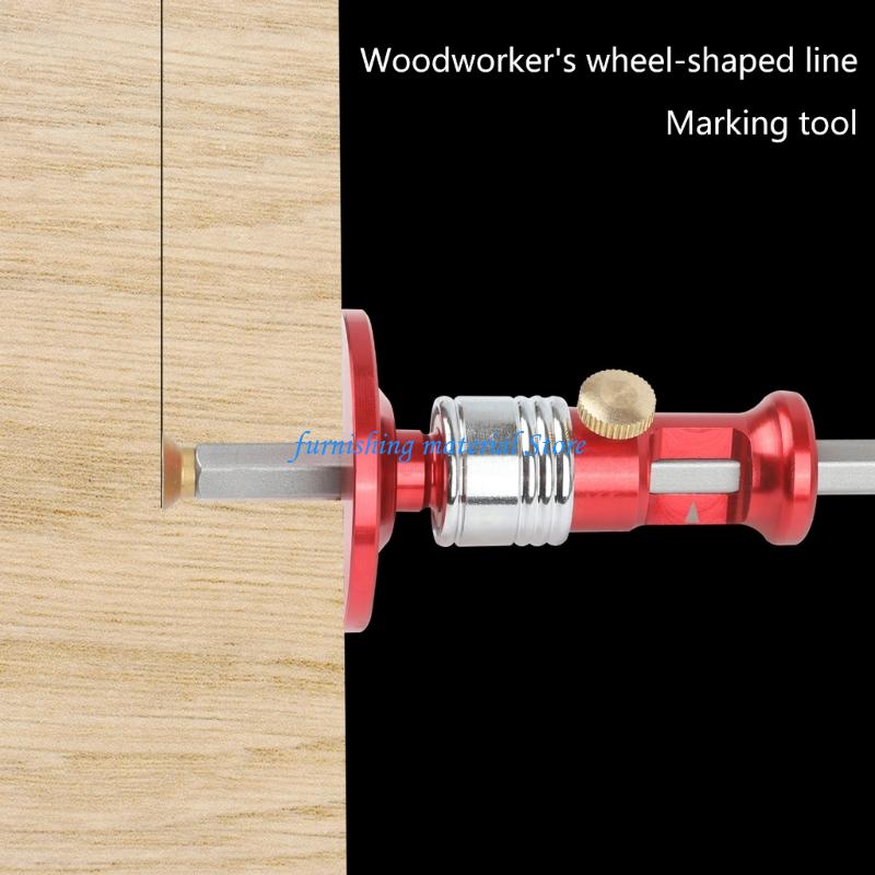 Y5GD Double Type Accuracy Layout Instrument Features Strong Reinforced Plastic Construction Aluminum Gauges for Woodworkers
