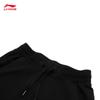 Li Ning Fitness Series однотонные свободные трикотажные джоггеры женские низы черного цвета AKLU114-2