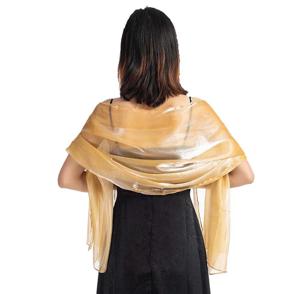 Женское вечернее платье, свадебная шаль, однотонная вечерняя шаль, шарф, женская накидка