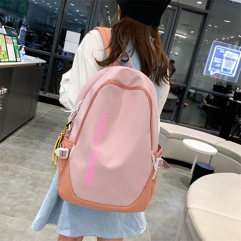 Schoolbag backpack 1011 new Korean version large capacity small fresh students double shoulder junior high school college students men and women