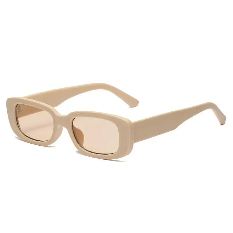 Роскошные винтажные солнцезащитные очки Uv400 Ретро солнцезащитные очки с маленькой оправой для мужчин и женщин Очки с УФ-защитой Уличная фотография