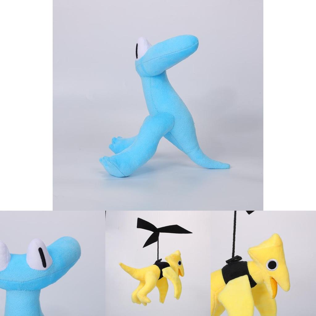Jili's Rainbow Friends Chapter 2 Plush Toy Cartoonish And Fun Looking Dinosaur Stuffed Animal