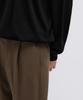 MUSINSA STANDARD Wide Hidden Banding Slacks [Brown]