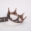 Baroque-Style Black Crown Cake Topper for Birthdays