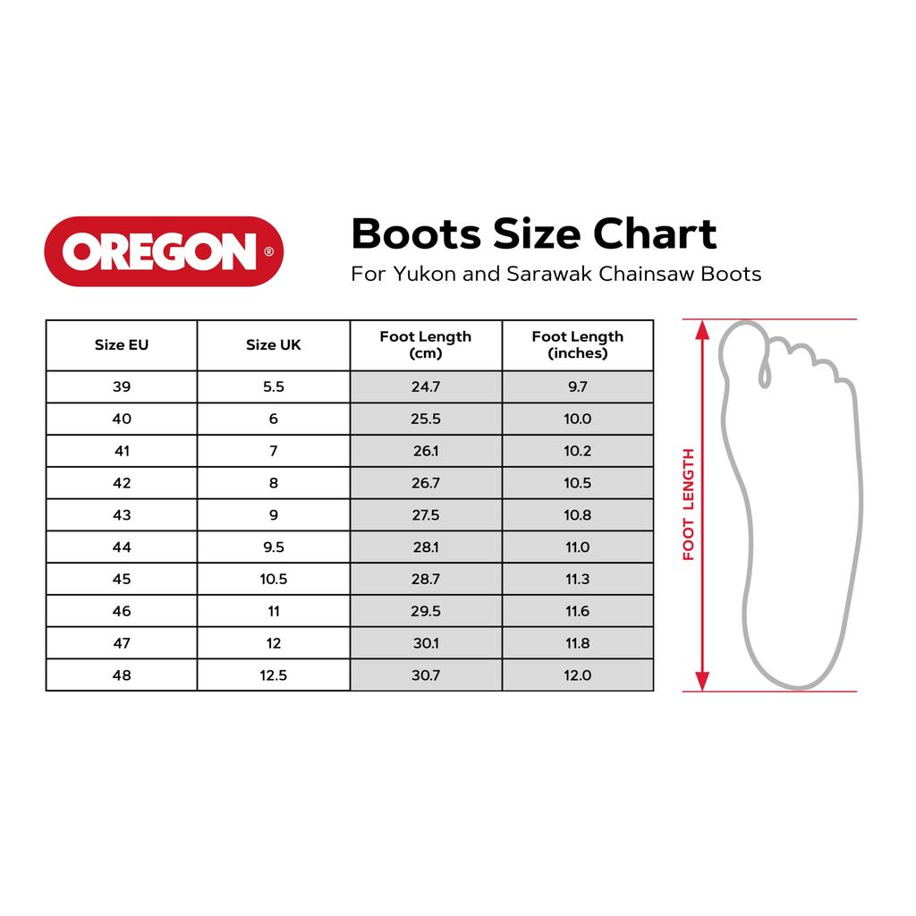 Oregon Chainsaw Protective Class Size 27 Boots, 1, (295449/43)