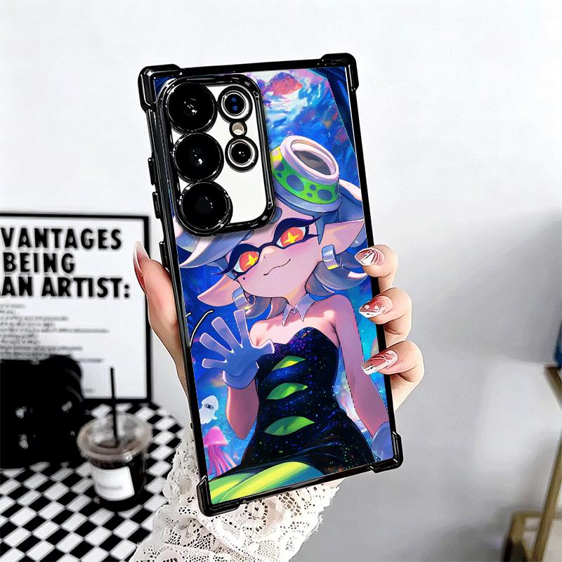 S-Splatoons Игровой Мягкий Чехол Для Телефона Для Samsung Galaxy S26 Ultra S25 Edge S24 FE S23 Plus S22 S21 + S20 Покрытие Защита От Падения Fundas