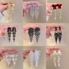 2025 Retro Flower Pearl Tassel Earrings - Elegant Women's Luxury Dangles