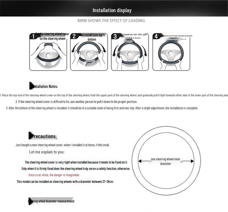 Накладка на руль из углеродного волокна Subaru для Forester, XV, Outback, Legacy, BRZ - Противоскользящая накладка на руль