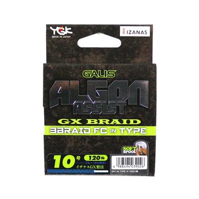 Распродажа YGK Algon Assist GX Braid FC, тип 6 м, размер 10, 120 фунтов, синий (9026)