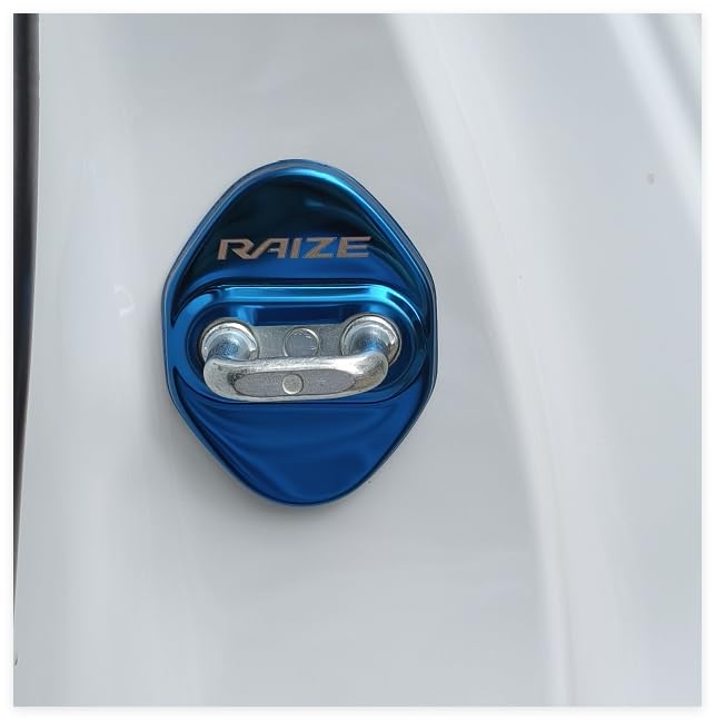 ОКЕЙОХИНН Накладка на скобу замка двери Toyota Rise Хромированные аксессуары Детали интерьера Зеркальная нержавеющая сталь 4 шт. Легко установить Новый RAIZE Ноябрь