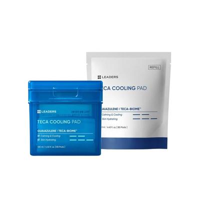 Охлаждающая успокаивающая подушечка Основной продукт + Запасной блок (80 листов + 80 листов)