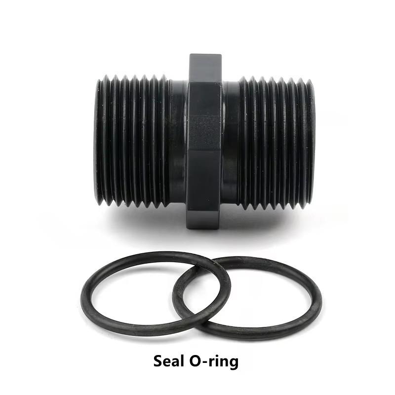 1/4"~1" Male Thread Equal Diameter Joints Garden Irrigation UPVC Nipple Connector Fish Tank Garden Irrigation Adapter Pipe Joint