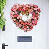 Искусственный венок из цветов для входной двери в честь праздника или дня рождения