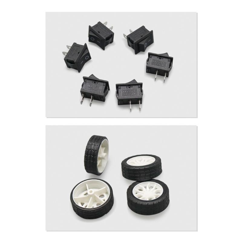 Mini Electric Motors 12V 10000RPM With Gears Battery Holder And Propeller For STEM Project And Model Building