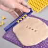 Ceramic Art Alphabet Number Letter Polymer Clay Presser Stamp Embosser Mold Sealing Diy Embossing Pottery Clay Tools
