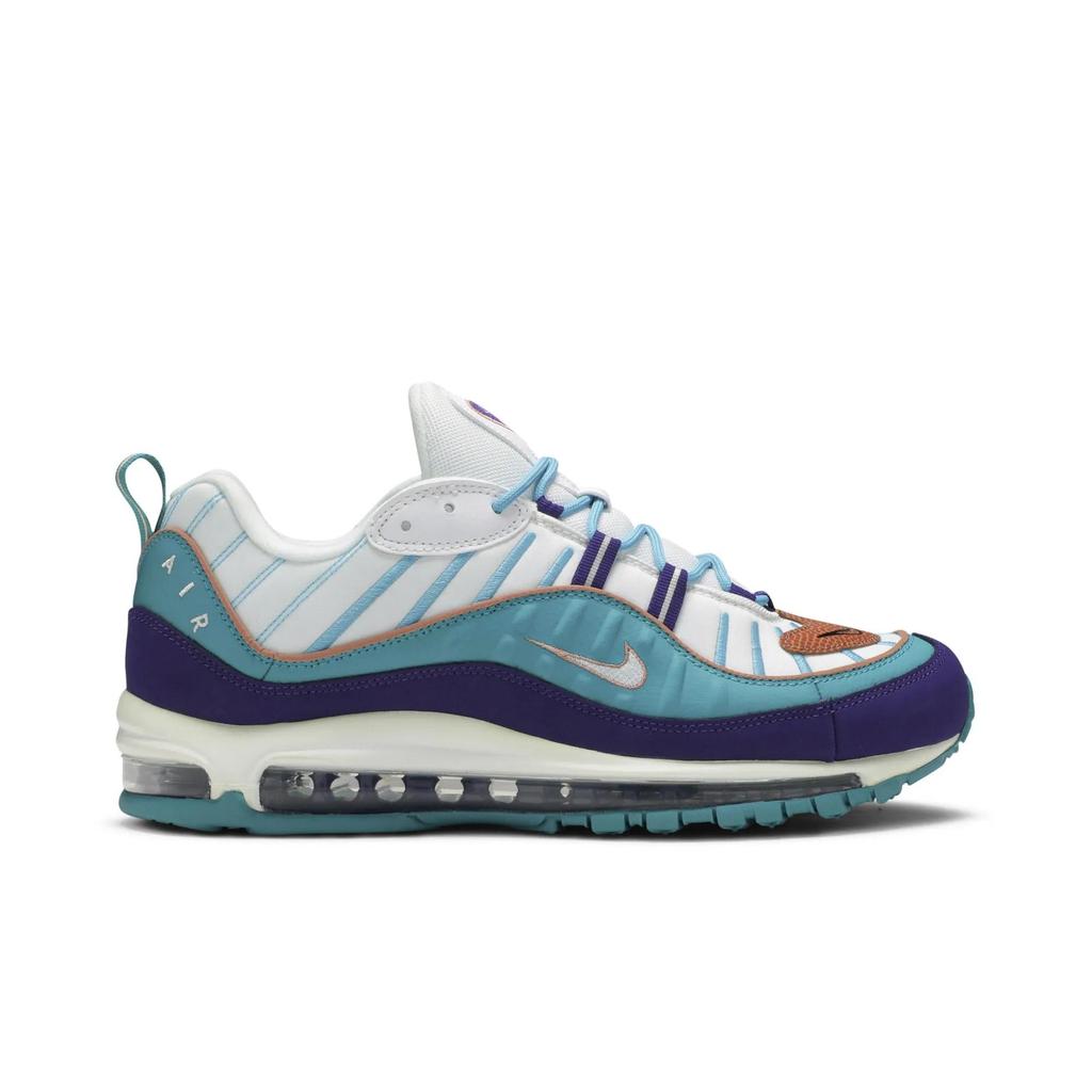 Nike Air Max 98 'Spirit Teal' (Unisex) Court Purple / Terra Blush-Spirit Teal Running Shoes 640744 500