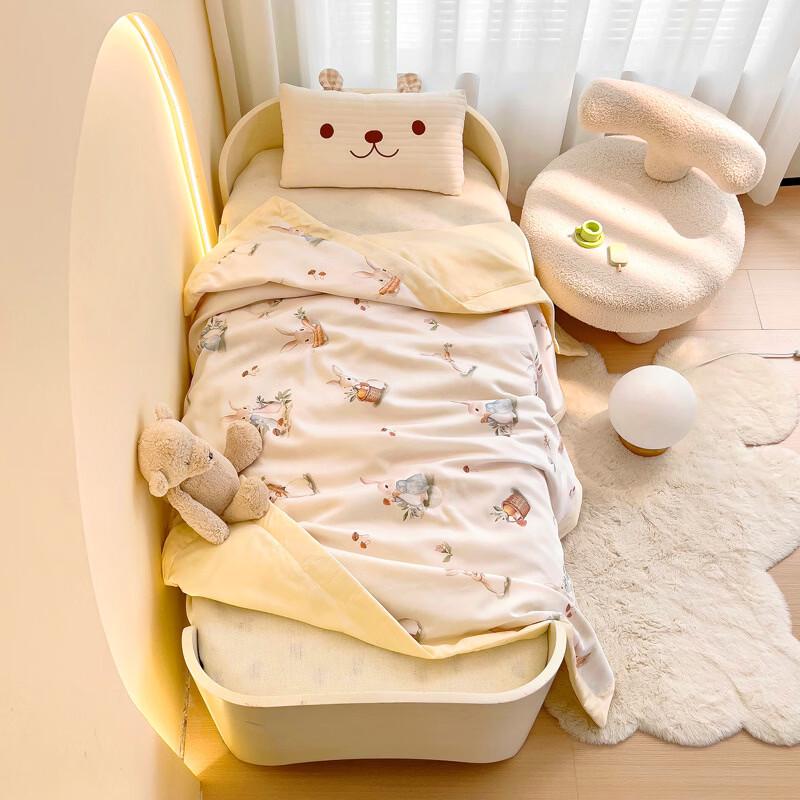 Летнее одеяло Oeny Kids из соевого хлопка, можно стирать в машине