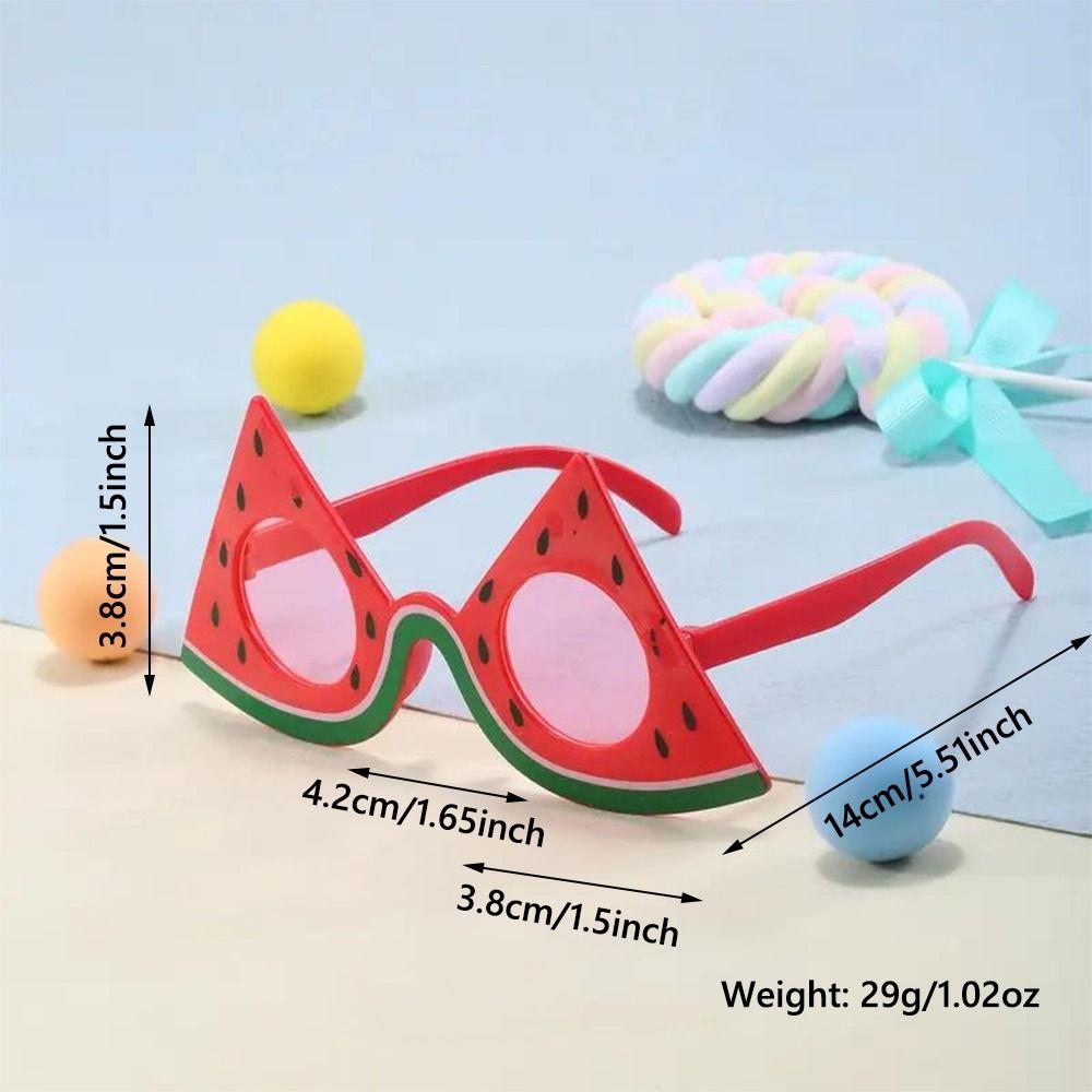 Fruit Design Funny Pineapple Sunglasses Trendy Beach Photo Glasses for Women & Men