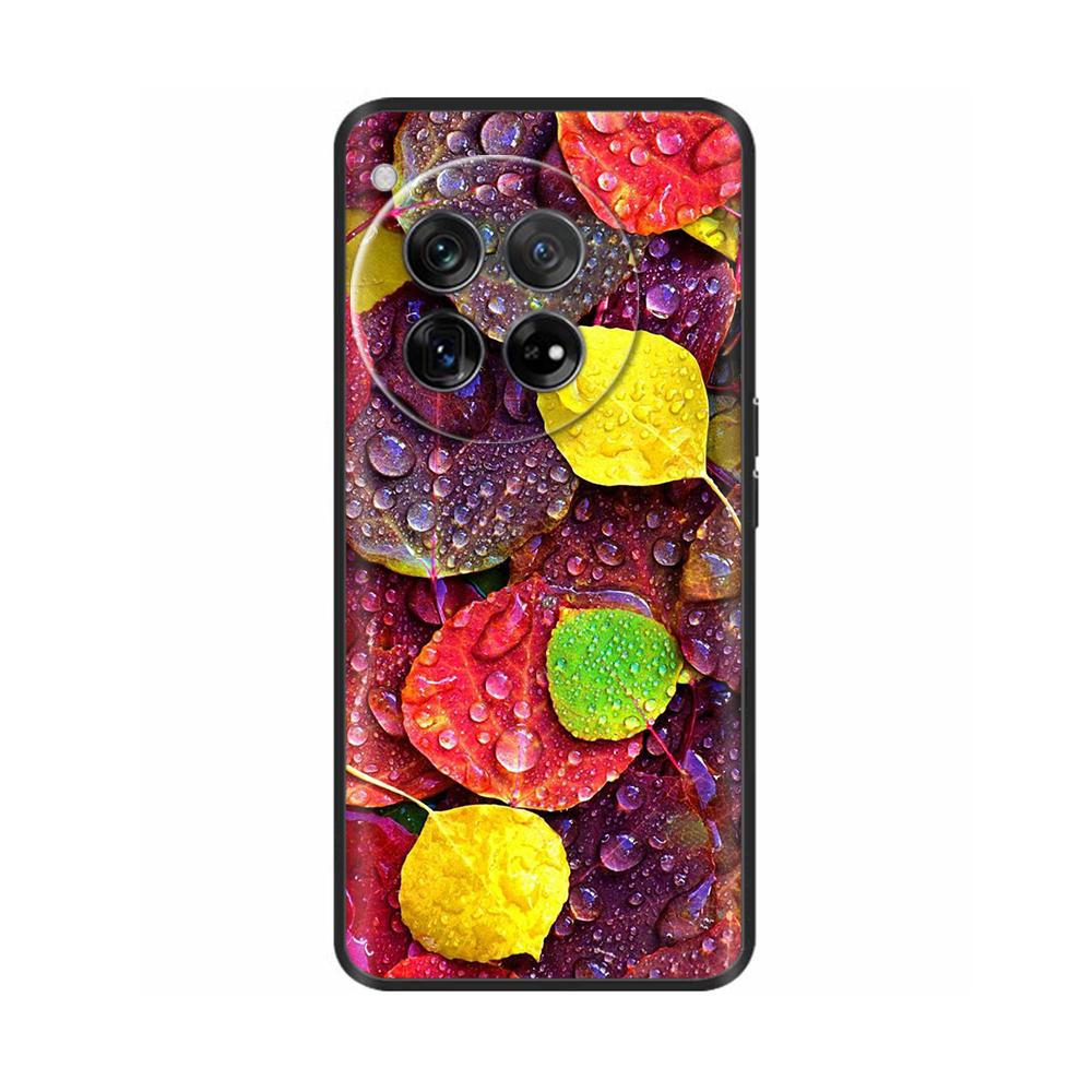 For OnePlus 12 Case Marble TPU Silicone Soft Phone Cases Cover For OnePlus 12 5G CPH2581 6.82" OneMore 12 Colorful Painted Capa